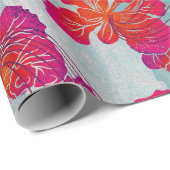 Hawaïaans gedrukte Ohai Alii v2 patroon Cadeaupapier (Rol Hoek)