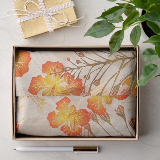 Hawaïaans gedrukte Ohai Alii v2 patroon Tissuepapier (Geschenk)