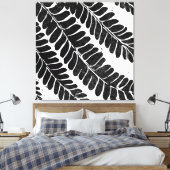 Hawaïaans Haole Koa- leucaena blad Canvas Afdruk (Insitu (Slaapkamer))
