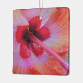Hawaïaans Hibiscus-Ornament Keramisch Ornament (Links)