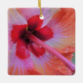 Hawaïaans Hibiscus-Ornament Keramisch Ornament