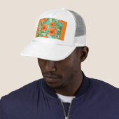Hawaïaans kunst truckerhoed trucker pet (In situ)