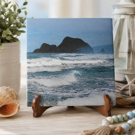 Hawaiaans Kust Eiland Oceaan Tropisch Paradijs Tegeltje