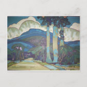 Hawaïaans landschap door Arman Manookian, 1928 Briefkaart (Voorkant)