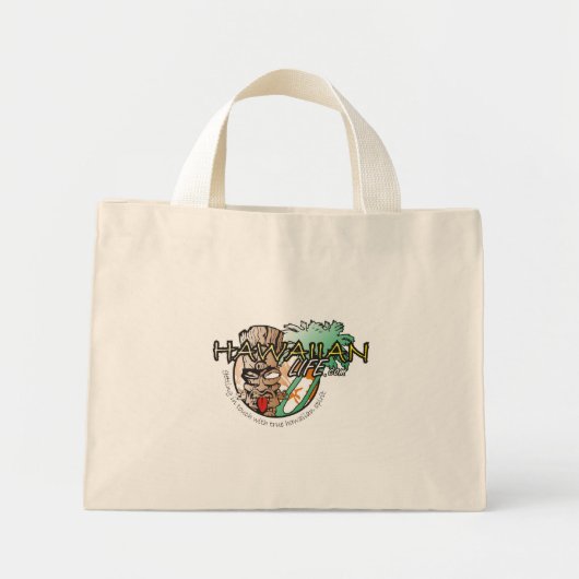 Hawaïaans leven mini tote bag (Voorkant)