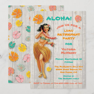 Hawaiaans Luau Feest Kaart