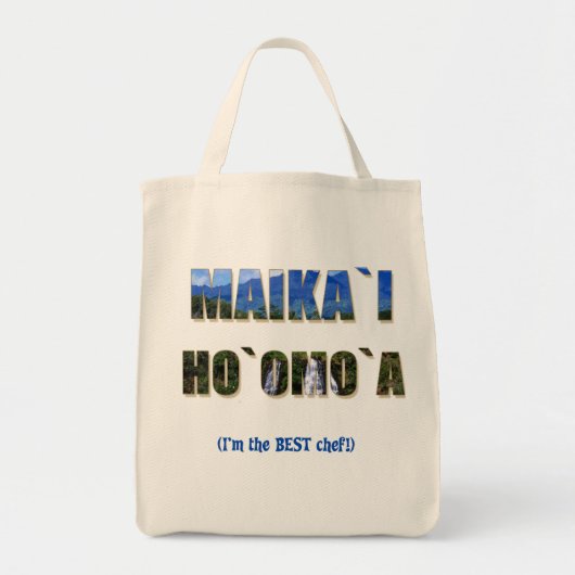 Hawaïaans "Maika`i Ho`omo`a" Tas voor kruideniersw (Voorkant)