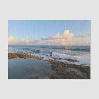 Hawaiaans natuurlijk landschap tissuepapier
