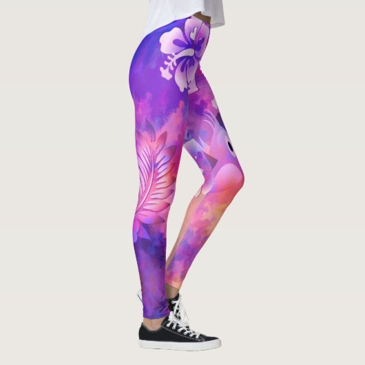 Hawaïaans ontwerp leggings (Rechts)