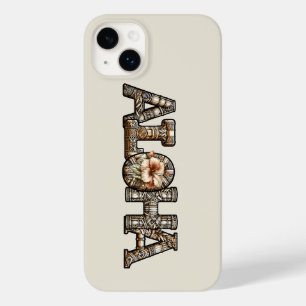 Hawaïaans Polynesisch Aloha Bamboe Look Case-Mate iPhone 14 Plus Hoesje