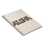 Hawaïaans Polynesisch Aloha Bamboe Look Notitieboek (Rechterzijde)