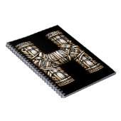 Hawaïaans Polynesisch Aloha Letter H Custom Initia Notitieboek (Rechterzijde)