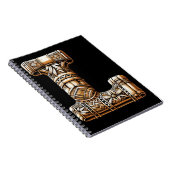 Hawaïaans Polynesisch Aloha Letter L Custom Initia Notitieboek (Rechterzijde)