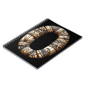 Hawaïaans Polynesisch Aloha Letter O Custom Initia Notitieboek (Linkerzijde)