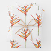Hawaïaans Print heliconia bloem 2 Inpakpapier Vel (In situ)