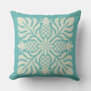 Hawaïaans Quilt Ananas Kussen