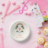 Hawaïaans/Regenboog/Palms Santa Papieren Kommen (Feest)