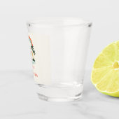 Hawaïaans/Regenboog/Palms Santa Shot Glas (Rechts)