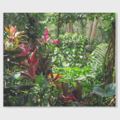 Hawaïaans regenwoud cadeaupapier (Vlak)