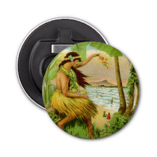  Hawaïaans reizen Button Flesopener