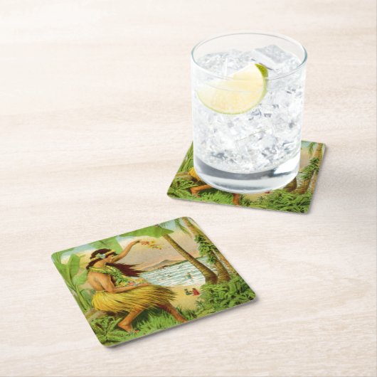  Hawaïaans reizen Kartonnen Onderzetters (Insitu)