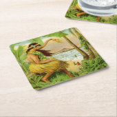  Hawaïaans reizen Kartonnen Onderzetters (Schuin)