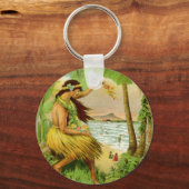 Hawaïaans reizen Sleutelhanger (Achterkant)