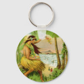 Hawaïaans reizen Sleutelhanger (Achterkant)