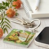  Hawaïaans reizen Sleutelhanger (Voorkant Rechts)