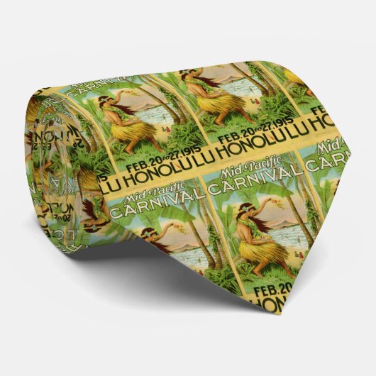  Hawaïaans reizen Stropdas (Opgerold)