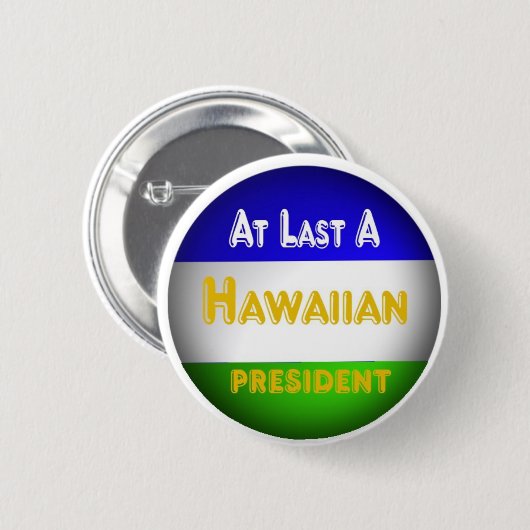 Hawaïaans Ronde Button 5,7 Cm (Voorkant /achterkant)