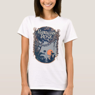 Hawaïaans Roos Dames in het Spaghetti T-shirt