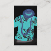 Hawaïaans Shirt Visitekaartje (Achterkant)