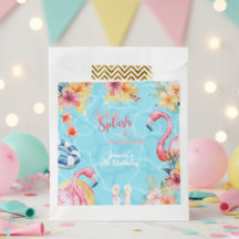 Hawaïaans splash zomer zwembad verjaardagsfeestje