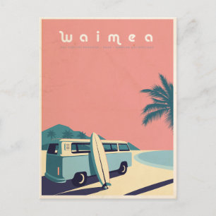  Hawaïaans Surf Van Travel Briefkaart
