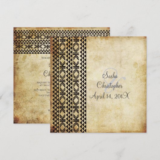  Hawaïaans Tattoo/partijuitnodigingen Kaart (Voorkant / Achterkant)