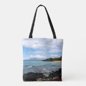 Hawaiaans thema strandtas tote bag (Achterkant)