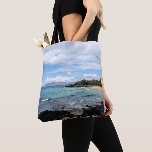 Hawaiaans thema strandtas tote bag (Dichtbij)
