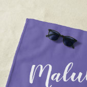 Hawaiaans thema Vrede Liefde Bloemig Vrede Strandlaken (In situ)