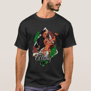 Hawaïaans tropisch eiland Luau Py T-shirt