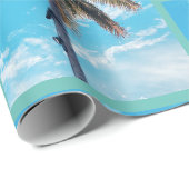Hawaïaans verpakkingspapier cadeaupapier (Rol Hoek)