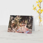 Hawaïaans Wahine Hula Meisje Ukulele Kaart (Gele Bloem)