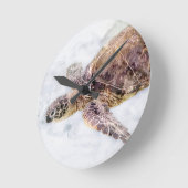 Hawaïaans Zee Schroop Waterverf Square Wall klok (Hoek)