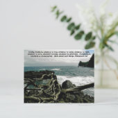 Hawaïaans zeegezicht briefkaart (Staand voorkant)