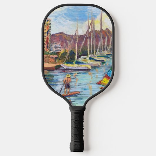 Hawaïaans zeilen Pickleball Paddle (Achterkant)