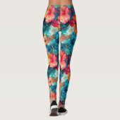 Hawaïaanse alcoholinkt leggings (Achterkant)