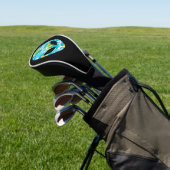 Hawaiaanse Alien Kop - Grappige Alien Golfheadcover (Insitu)