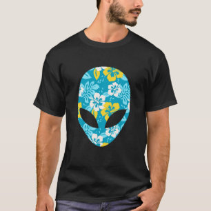 Hawaiaanse Alien Kop - Grappige Alien T-shirt