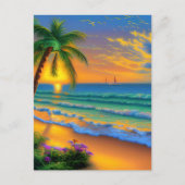 Hawaiaanse Aloha-ansichtkaart Briefkaart (Voorkant)