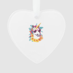 Hawaiaanse Aloha Eenhoorn Ornament